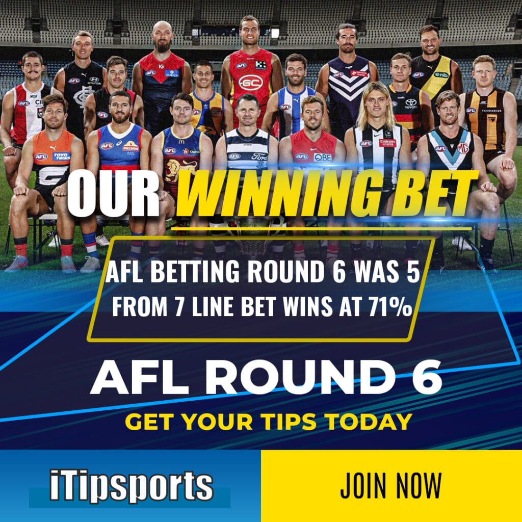 AFL Betting Round 6 Results - Premium Horse Racing And Sports Tips ...