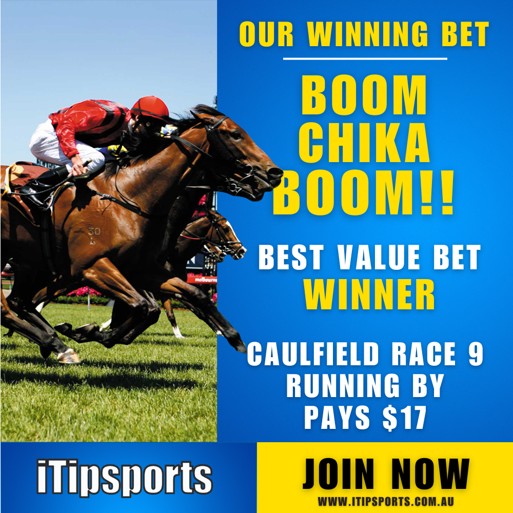Big Value Racing Tips Winner Caulfield Race 9 pays $17