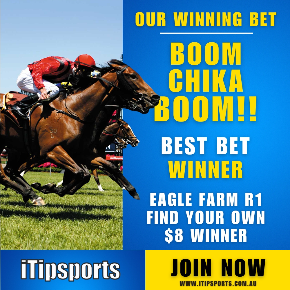 Best Bet Winner from Eagle Farm at $8
